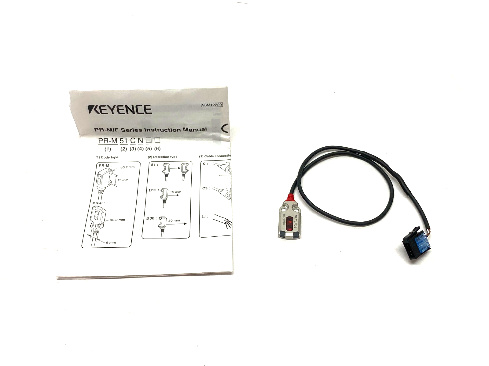 Keyence PR-FB15N3 Self-Contained Flat Reflective Photoelectric Sensor - Maverick Industrial Sales
