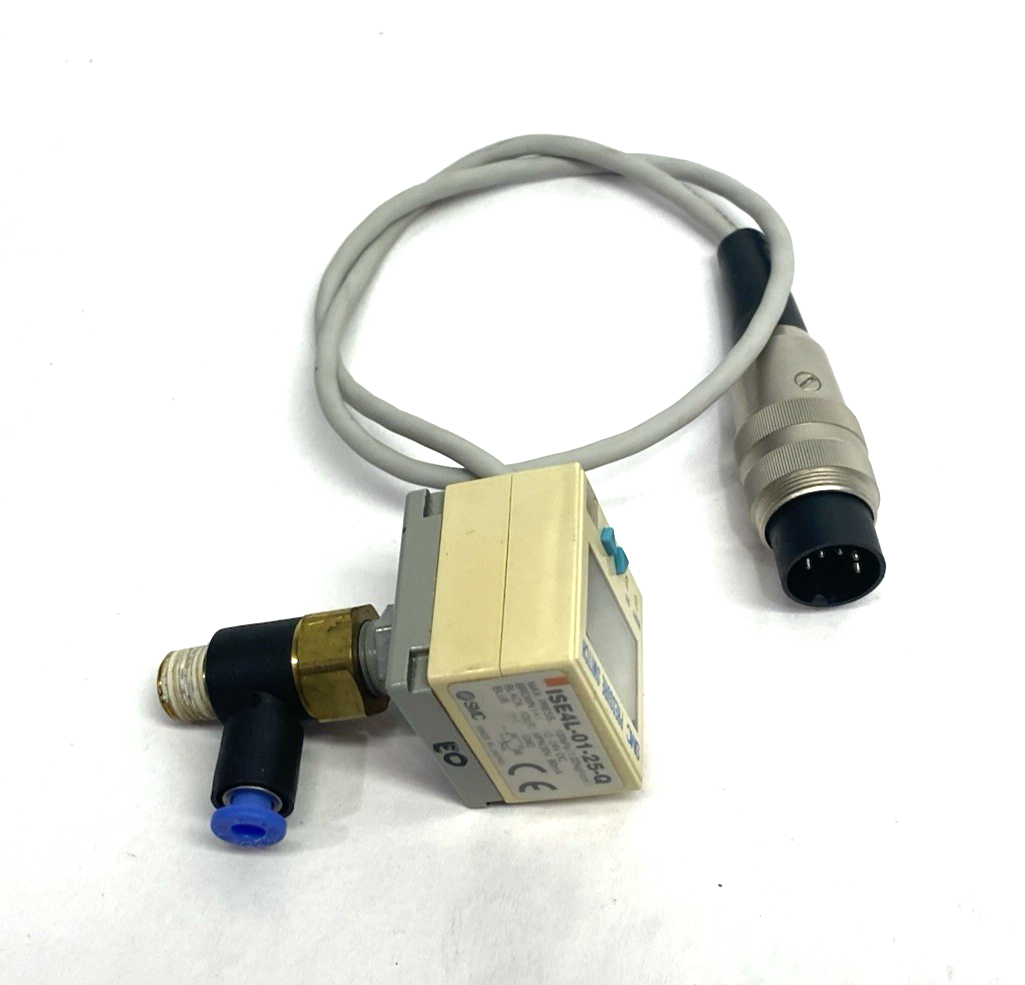 SMC ISE4L-01-25-Q Digital Pressure Switch NPN 30V Output - Maverick Industrial Sales