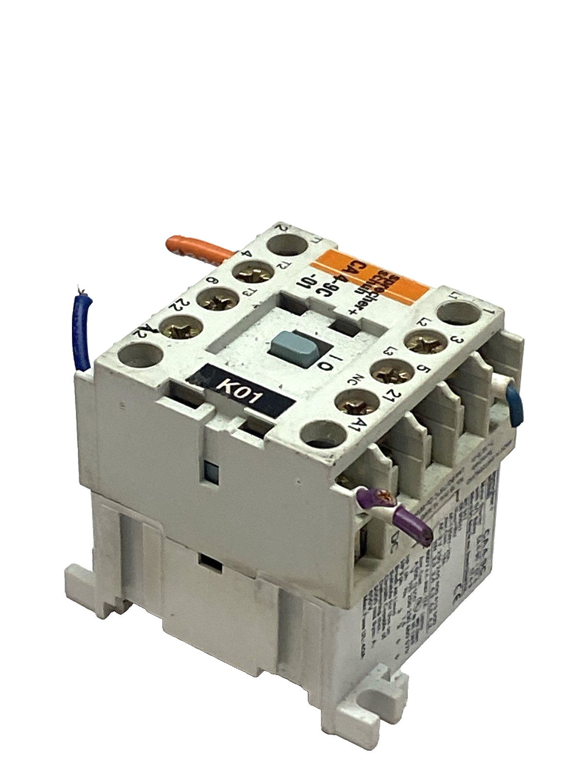 Sprecher & Schuh CA4-9C-01 Mini Contactor 9A 3-Pole 1NC 24VDC - Maverick Industrial Sales