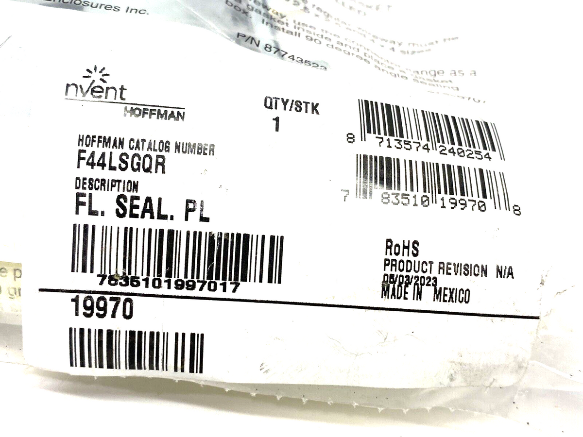 Hoffman F44LSGQR Quick-Release Plate Sealing Kit 19970 - Maverick Industrial Sales
