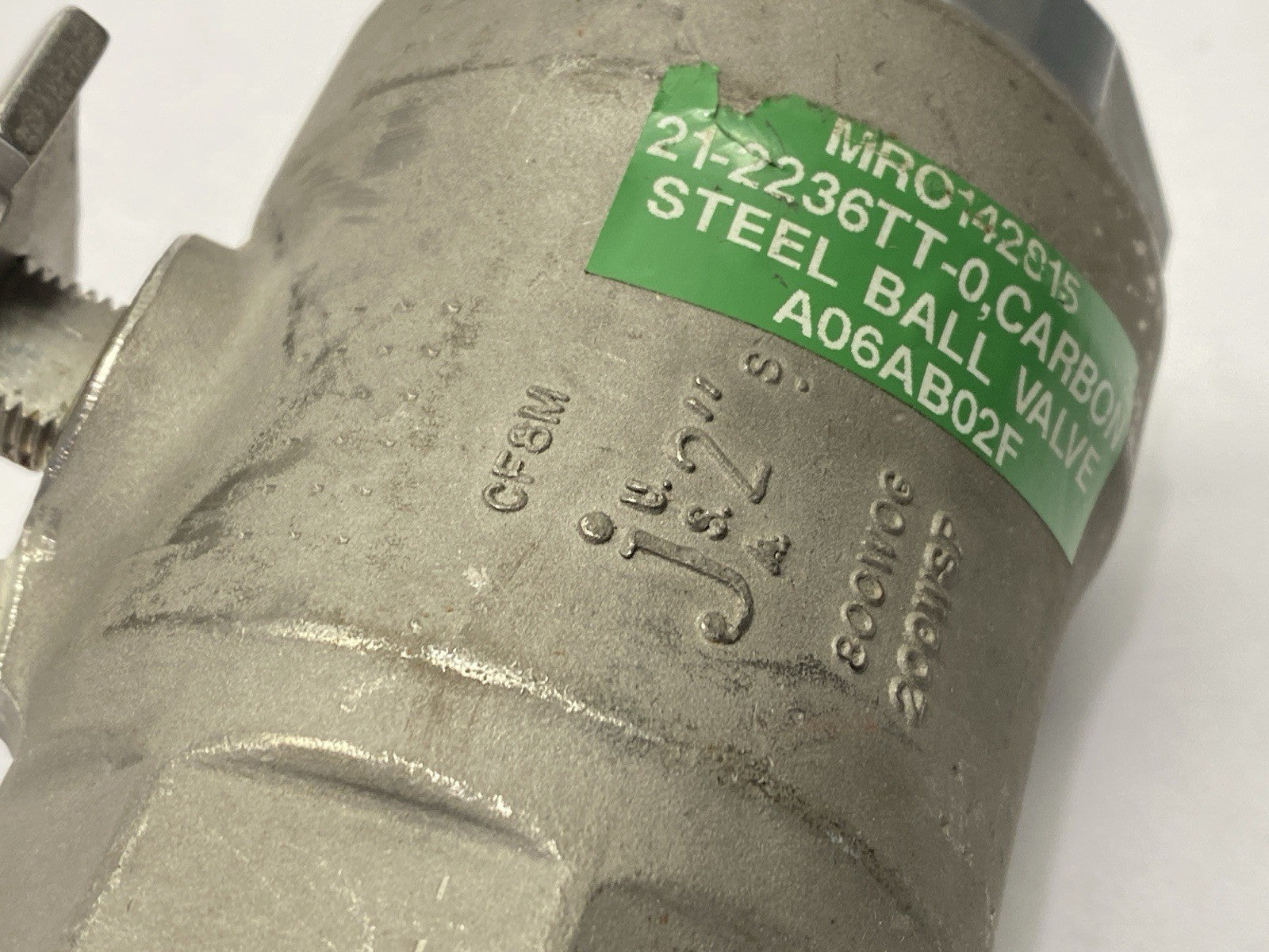 Neles Jamesbury 21-2236TT-0 Ball Valve 2" 800WOG 200WSP NO HANDLE - Used - Maverick Industrial Sales