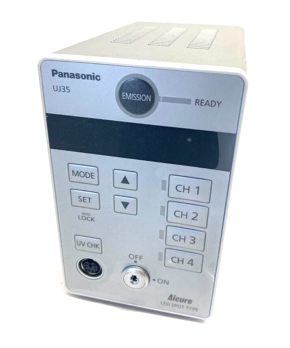Panasonic ANUJ3500 Aicure LED Spot Type UV Curing Machine 4-Channel UJ35 - Maverick Industrial Sales