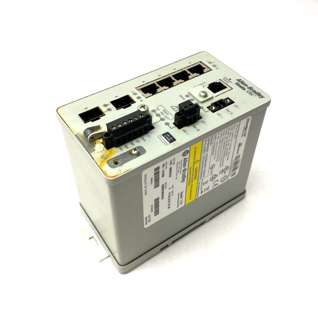 Allen Bradley 1783-BMS06SA Ser. A Stratix 5700 Managed Ethernet Switch PEELING - Maverick Industrial Sales