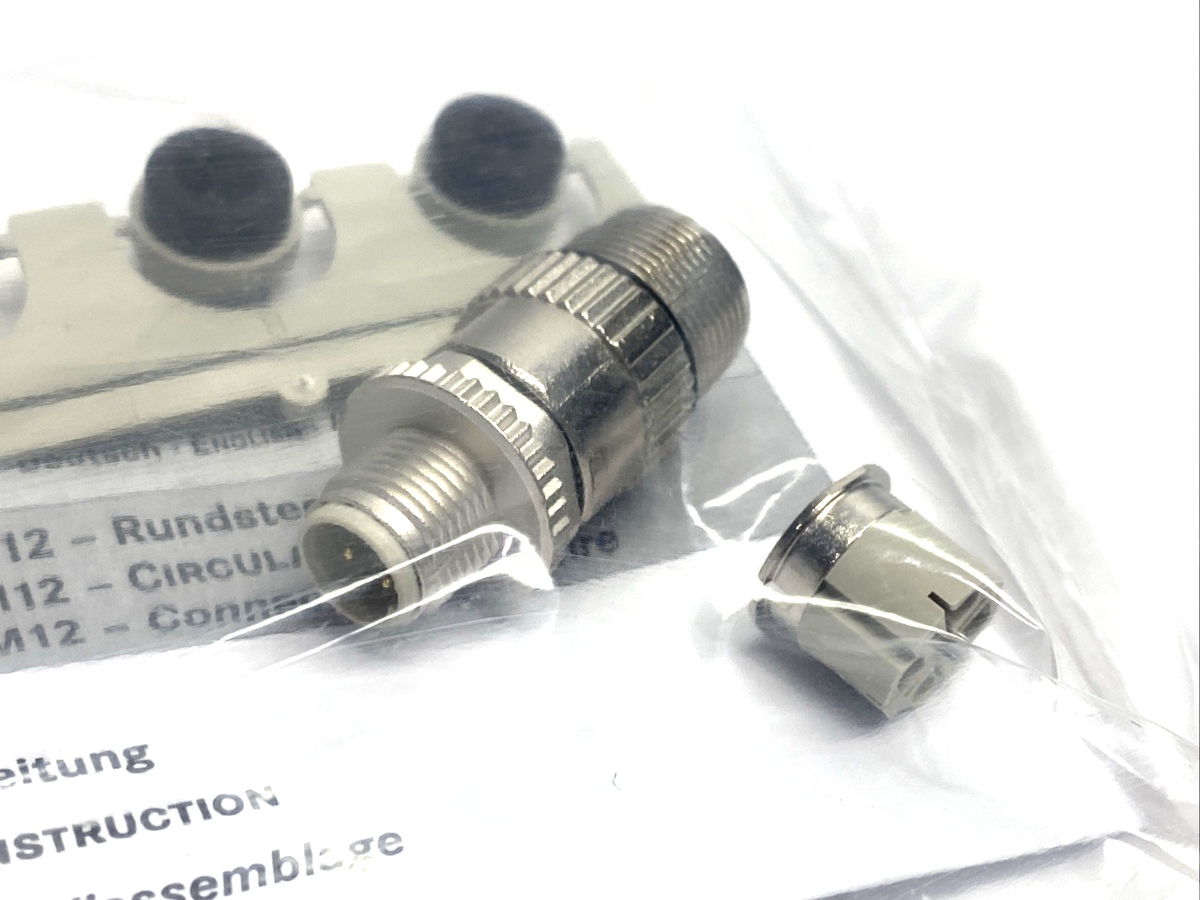Allen Bradley 1585D-M4DC-SH Ser. A M12 Male IDC Connector, Ethernet 4-Pin - Maverick Industrial Sales