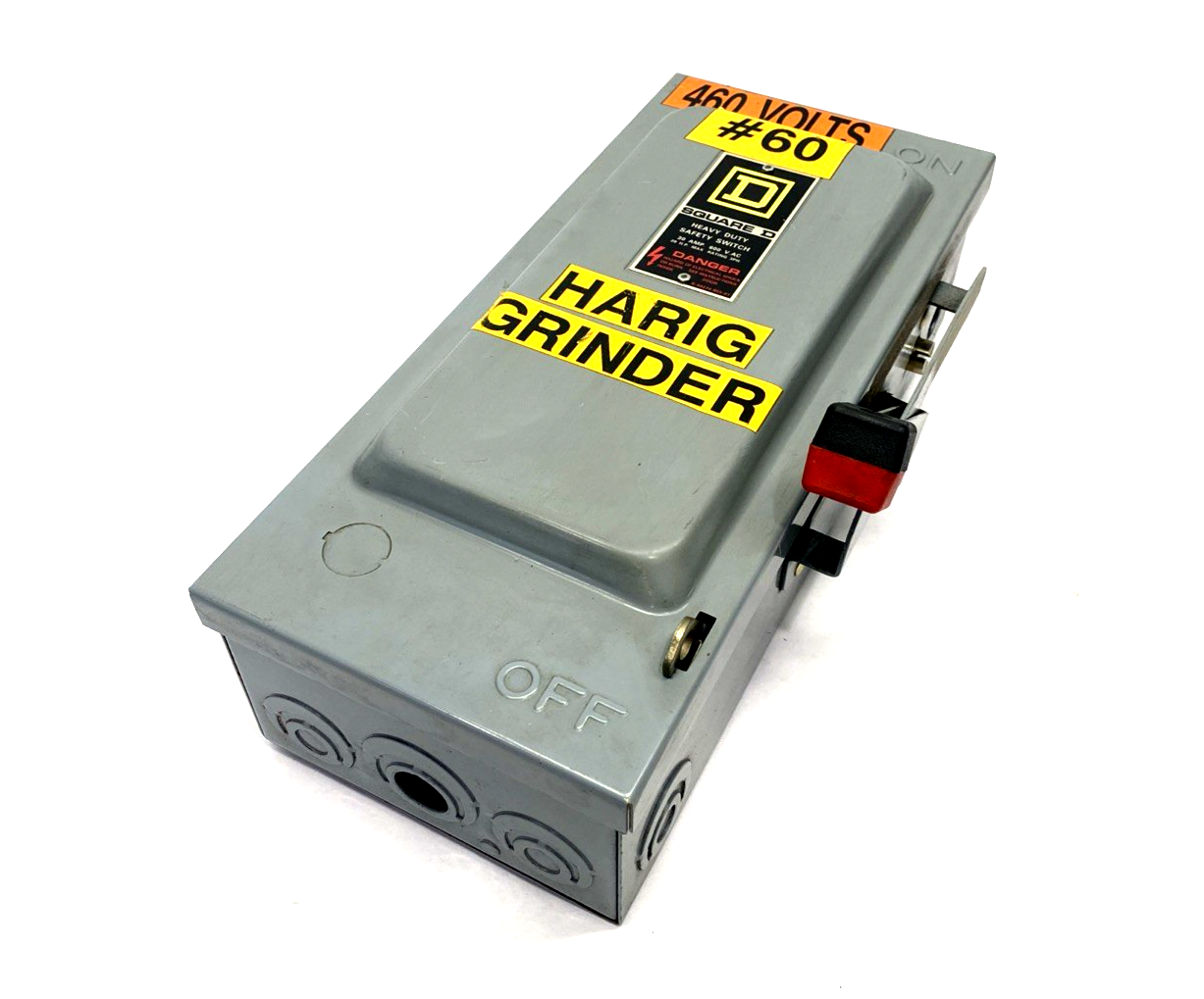 H361 | Square D Safety Switch 30A 3P 600V, Fusible, NEMA 1 20HP - Used - Maverick Industrial Sales