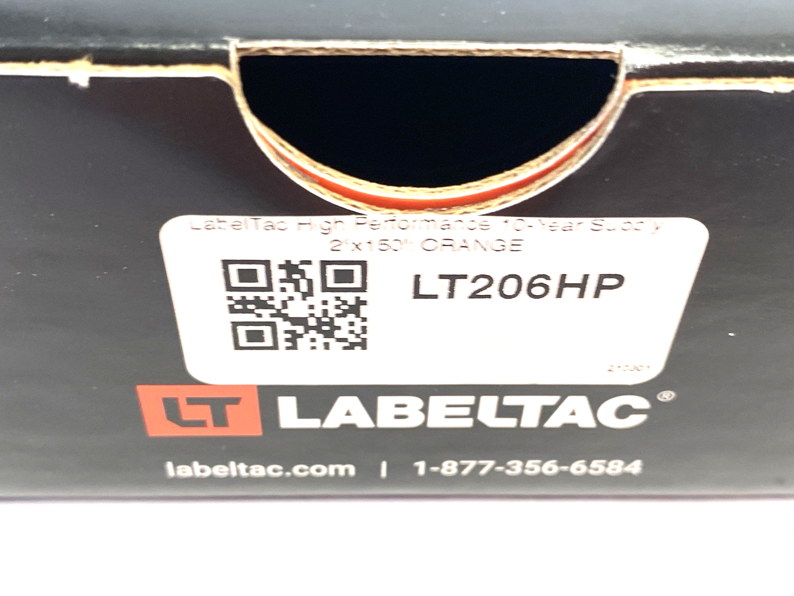 LT206HP | LabelTac Pro Model High Perf. 10 Year Vinyl Label Orange, 2"x 150'/ Roll - New – Open box - Maverick Industrial Sales