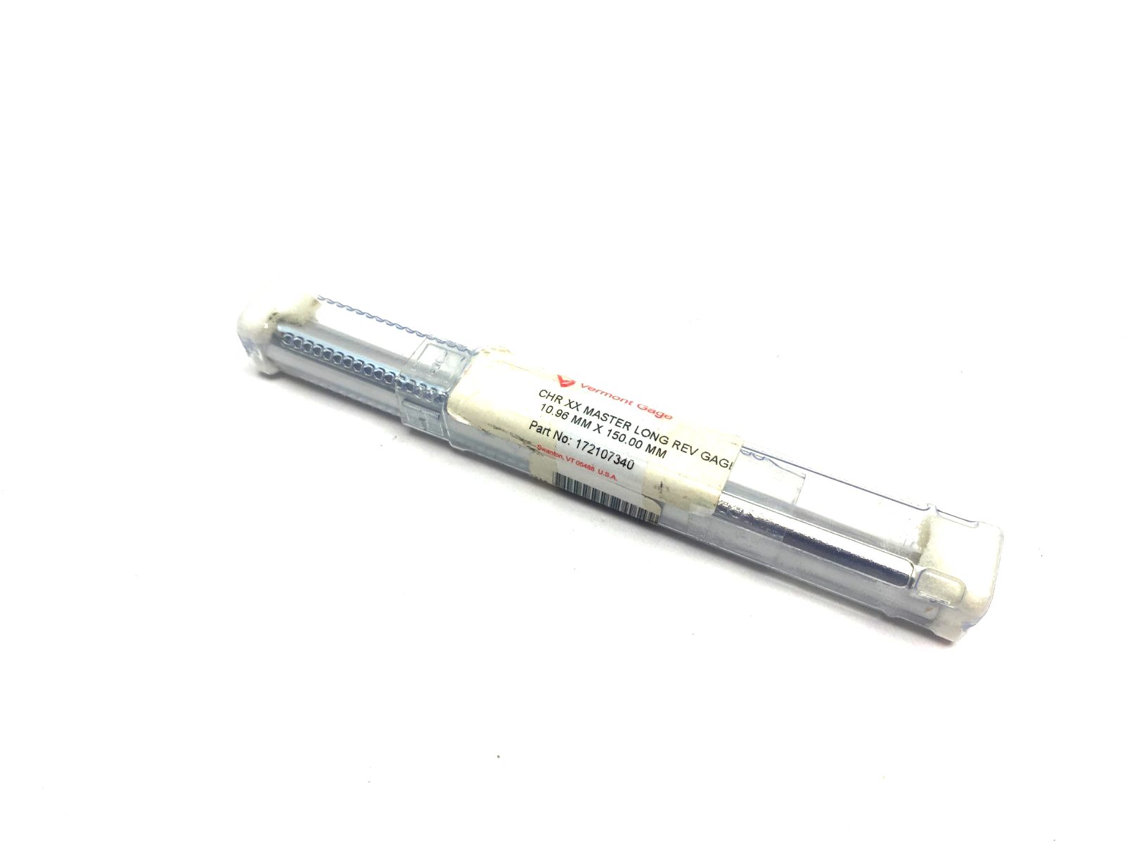 Vermont Gage 172107340 CHR XX Reversible Long Master Gage 10.96mm x 150.00mm - Maverick Industrial Sales