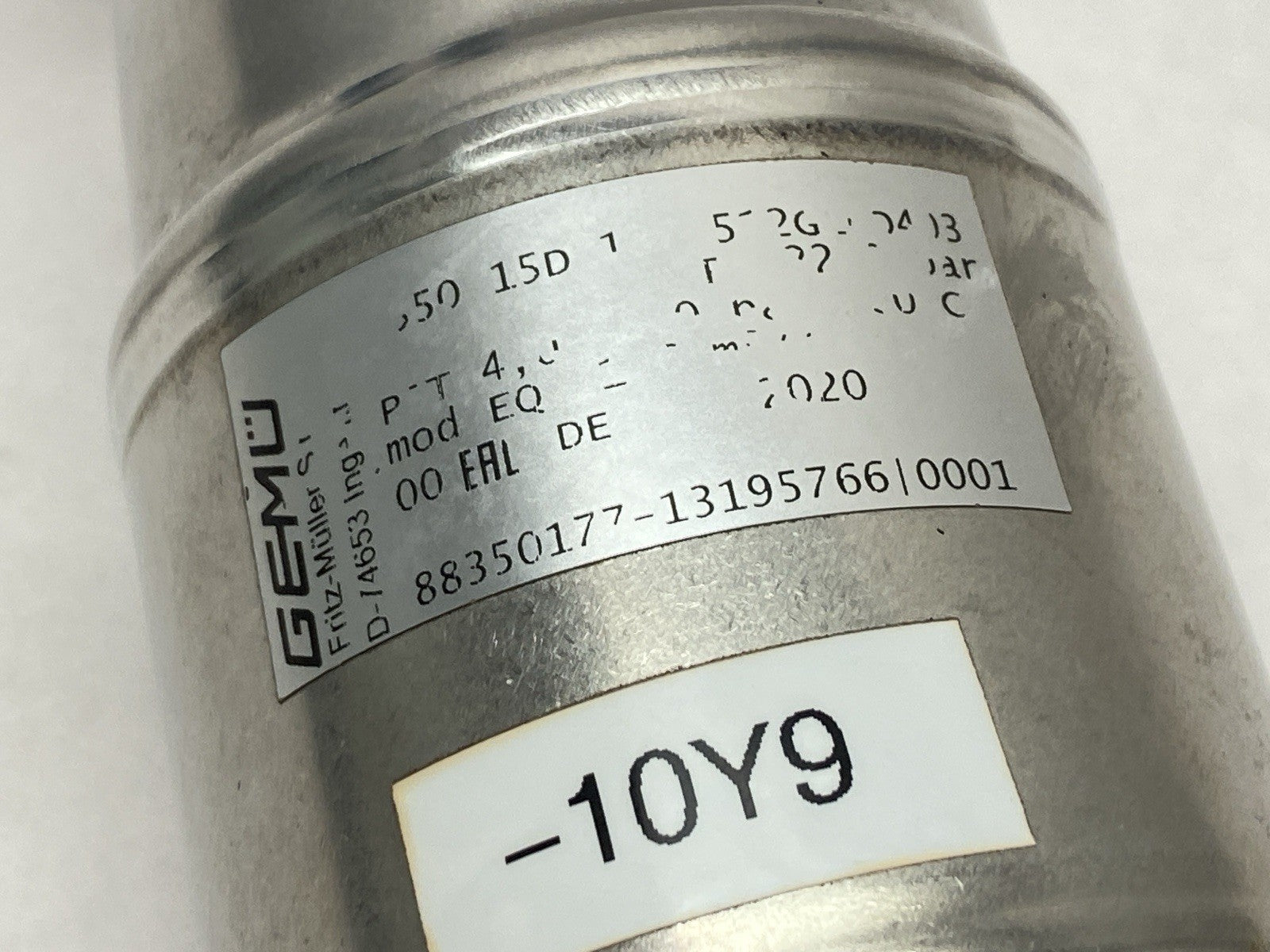 GEMU 550 15D 137 512G1RD403 Pneumatic Angle Seat Globe Valve 88350177 - Maverick Industrial Sales