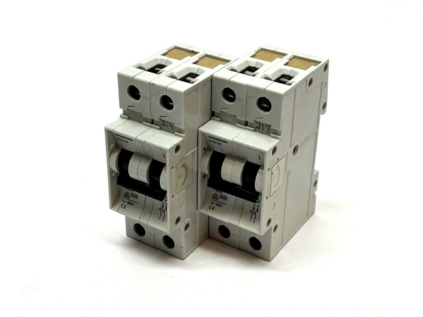 Siemens 5SX22 D1 Miniature Circuit Breaker LOT OF 2 - Maverick Industrial Sales