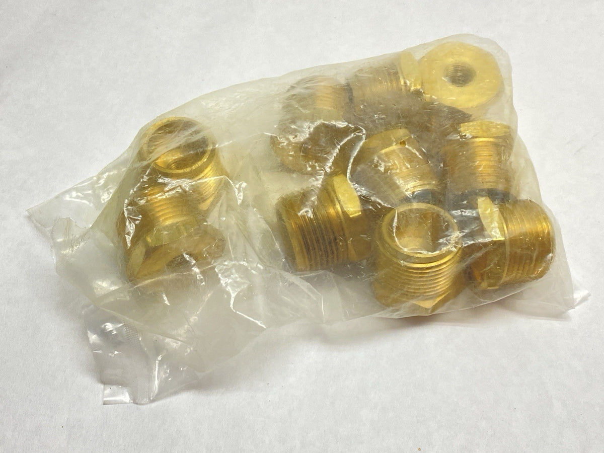 28112 | Midland Industries Hex Bushing 1" Male NPTF x 1/4" Female NPTF LOT OF 10 - New - Maverick Industrial Sales