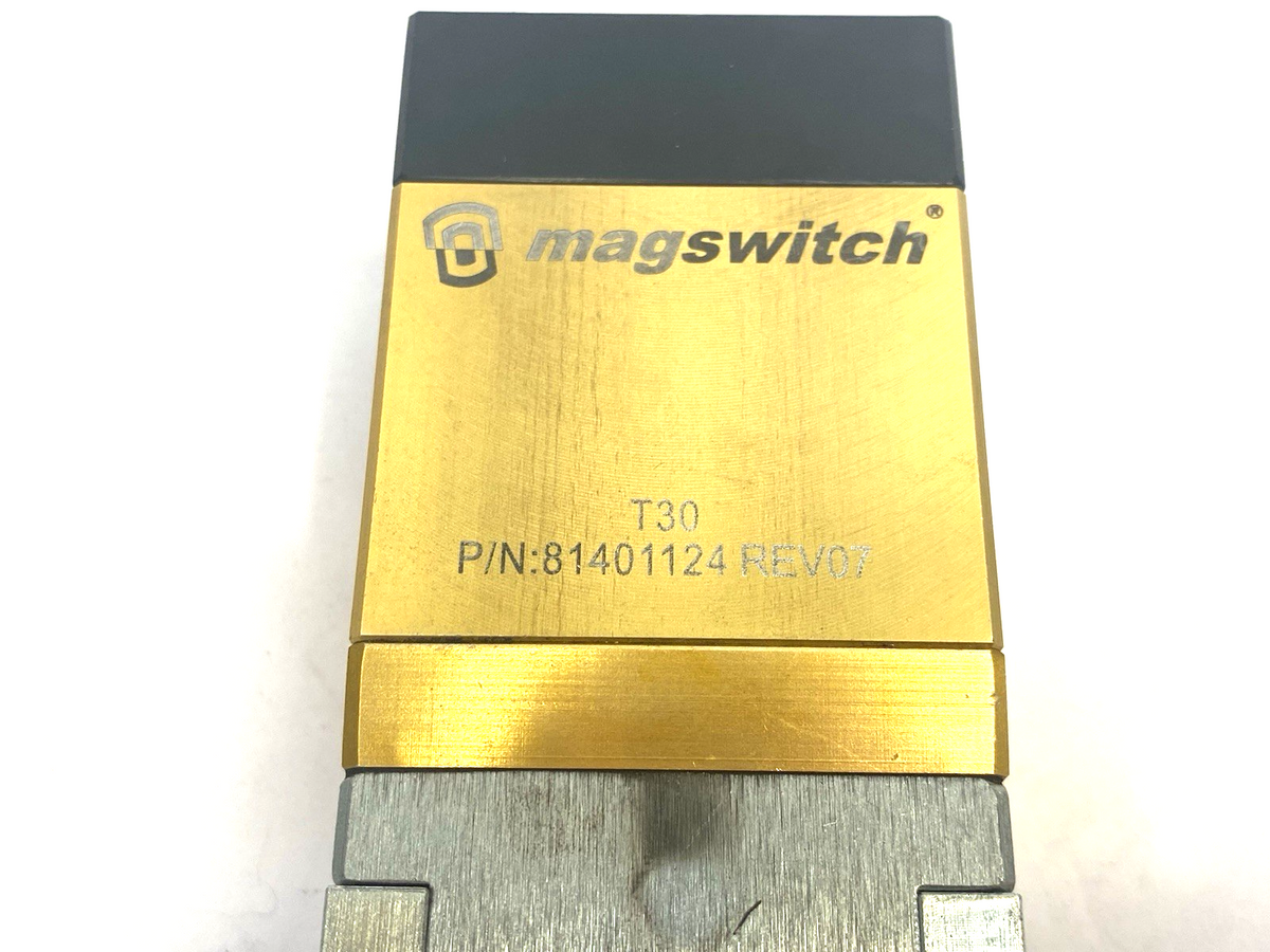 Magswitch 81401124 Compact T30 Fixturing EOAT Unit w/ Cap MISSING TOP SCREWS - Maverick Industrial Sales
