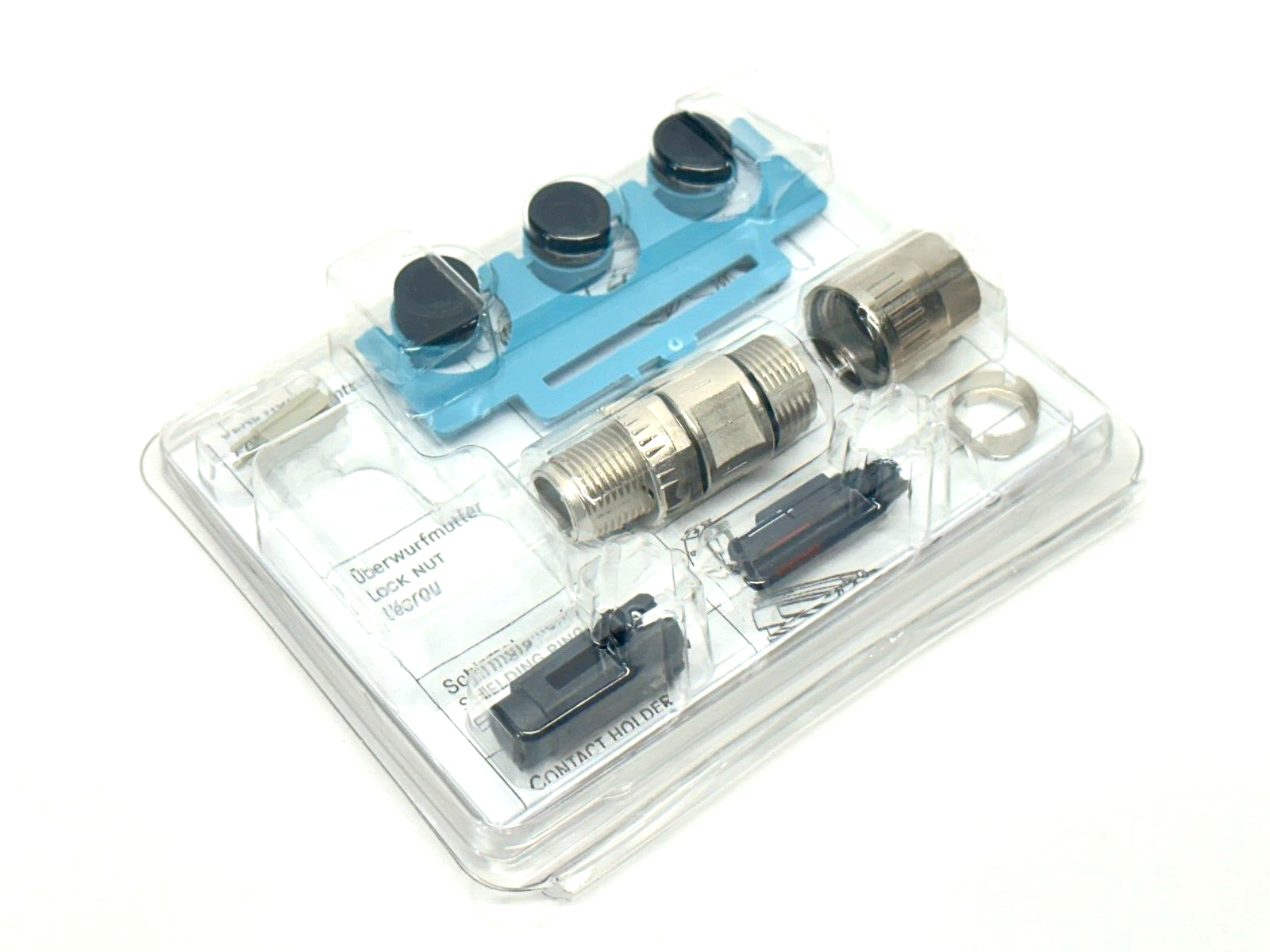Harting 21038811405 Crimp Slim Design Connector M12 4-Pole D-Coded Male - Maverick Industrial Sales