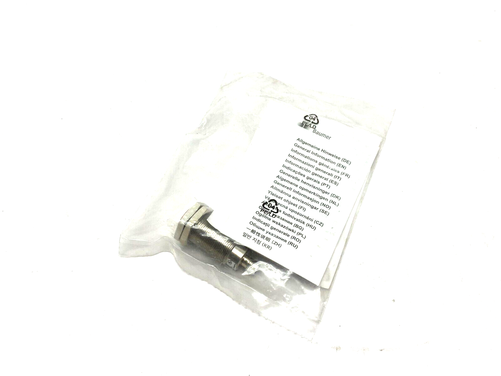 Baumer IFRM 18N1701/S35L Inductive Proximity Switch Quasi-Flush Mount 10229664 - Maverick Industrial Sales