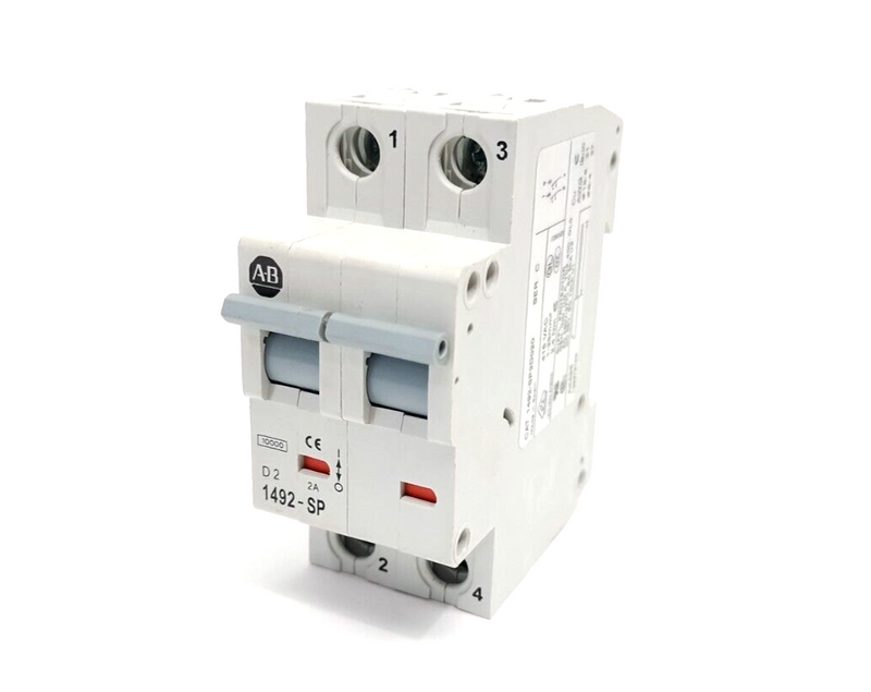 Allen Bradley 1492-SP2D020 Ser. C Supplementary Miniature Circuit Breaker 2P 2A - Maverick Industrial Sales