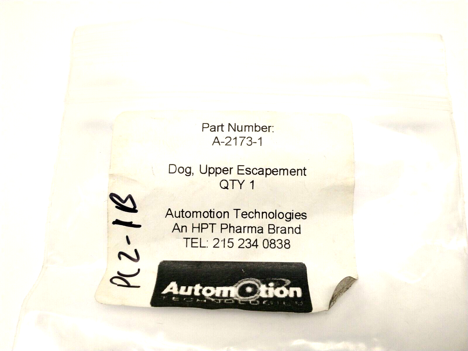 Automotion Technologies A-2173-1 Dog, Upper Escapement PC2-1 - New – Open box - Maverick Industrial Sales