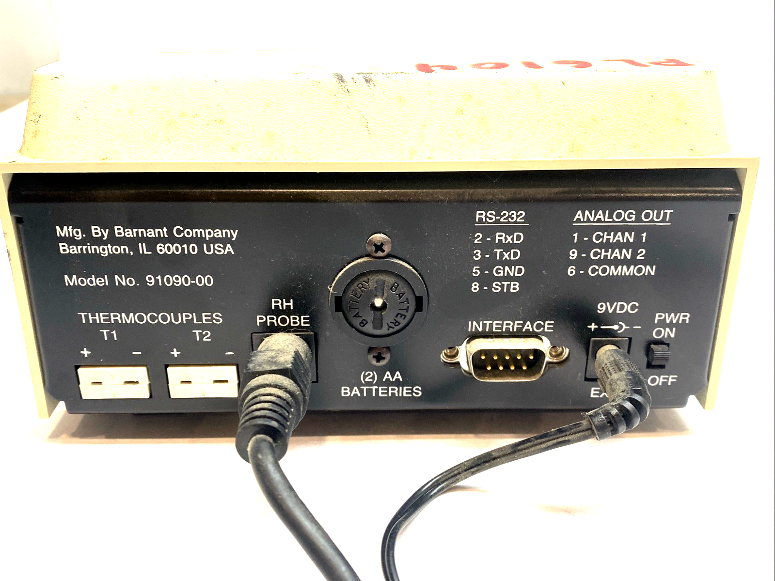 91090-00 | Digi-Sense Thermometer Humidity Temperature Logger Type J Sensor - Used - Maverick Industrial Sales