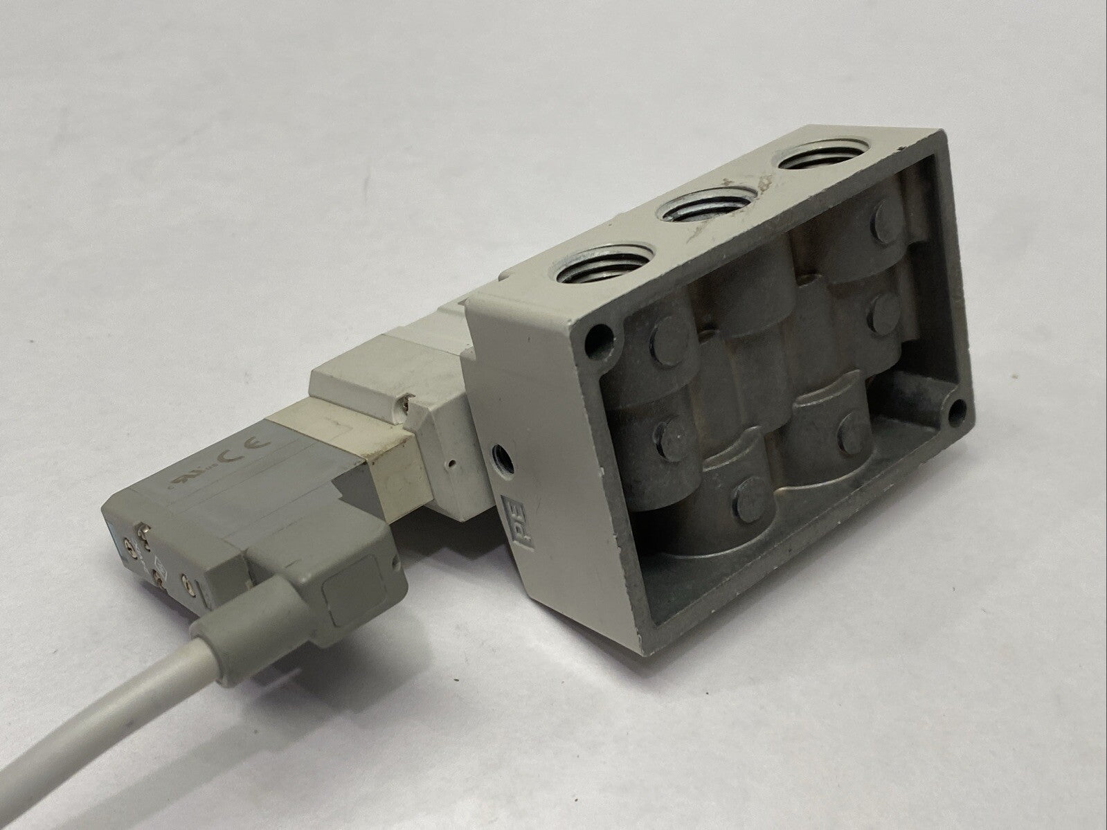 SMC SV3100-5W1U-02N 5-Port Solenoid Valve w/ Sub Plate - Maverick Industrial Sales