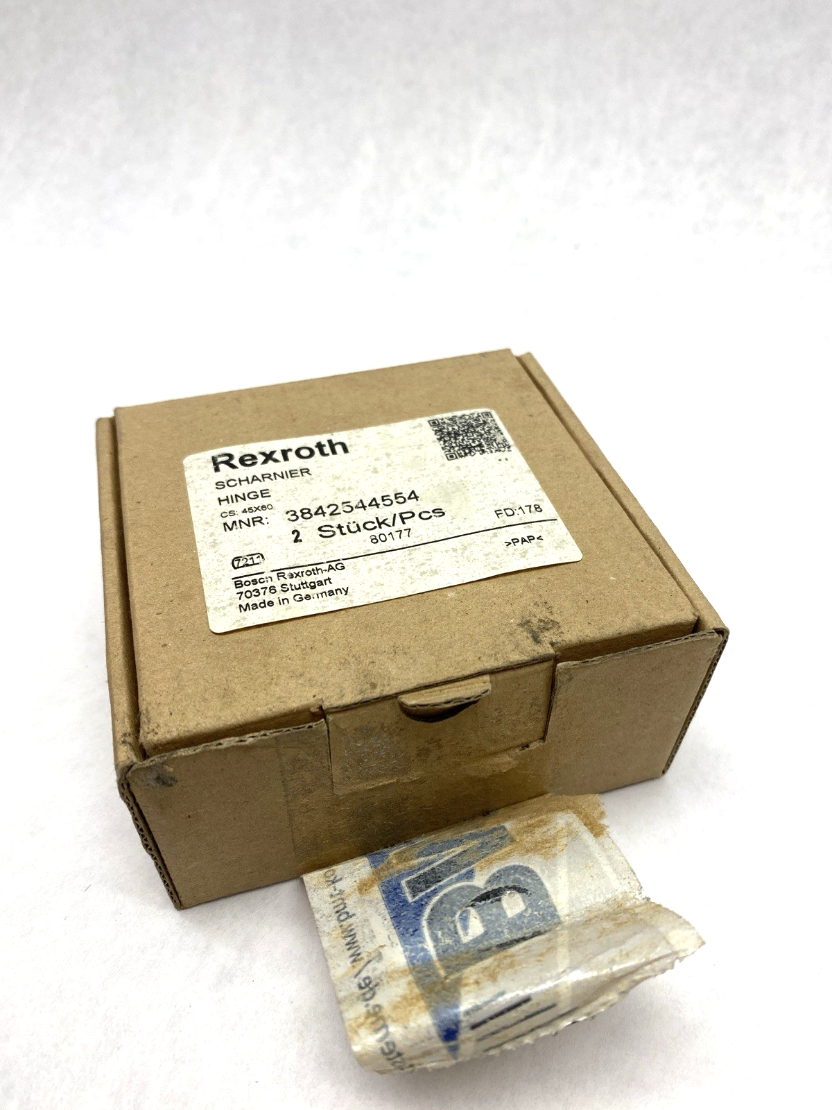 Rexroth 3842544554 Scharnier Hinge 3 842 544 554 BOX OF 2 PCS - Maverick Industrial Sales