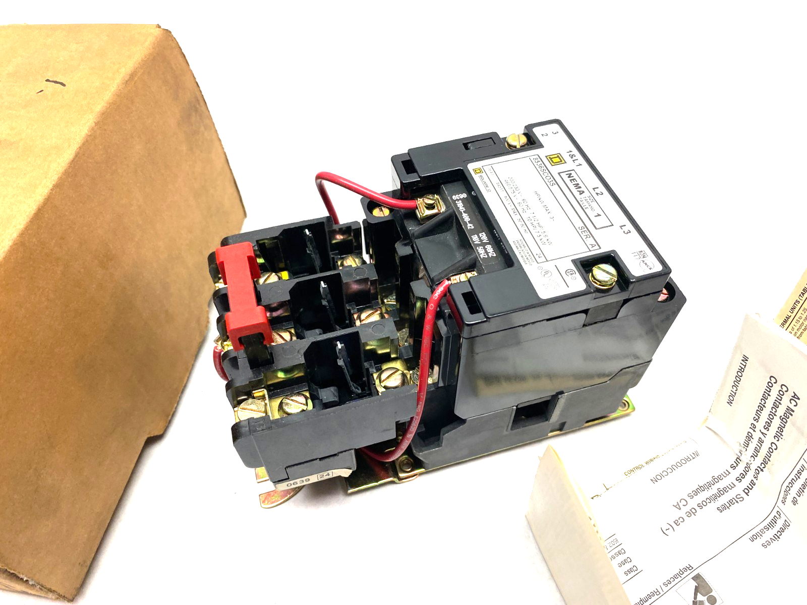 Schneider Square D 8536SCO3V02S Nonreversing NEMA Motor Starter Ser. A 3-Ph - Maverick Industrial Sales