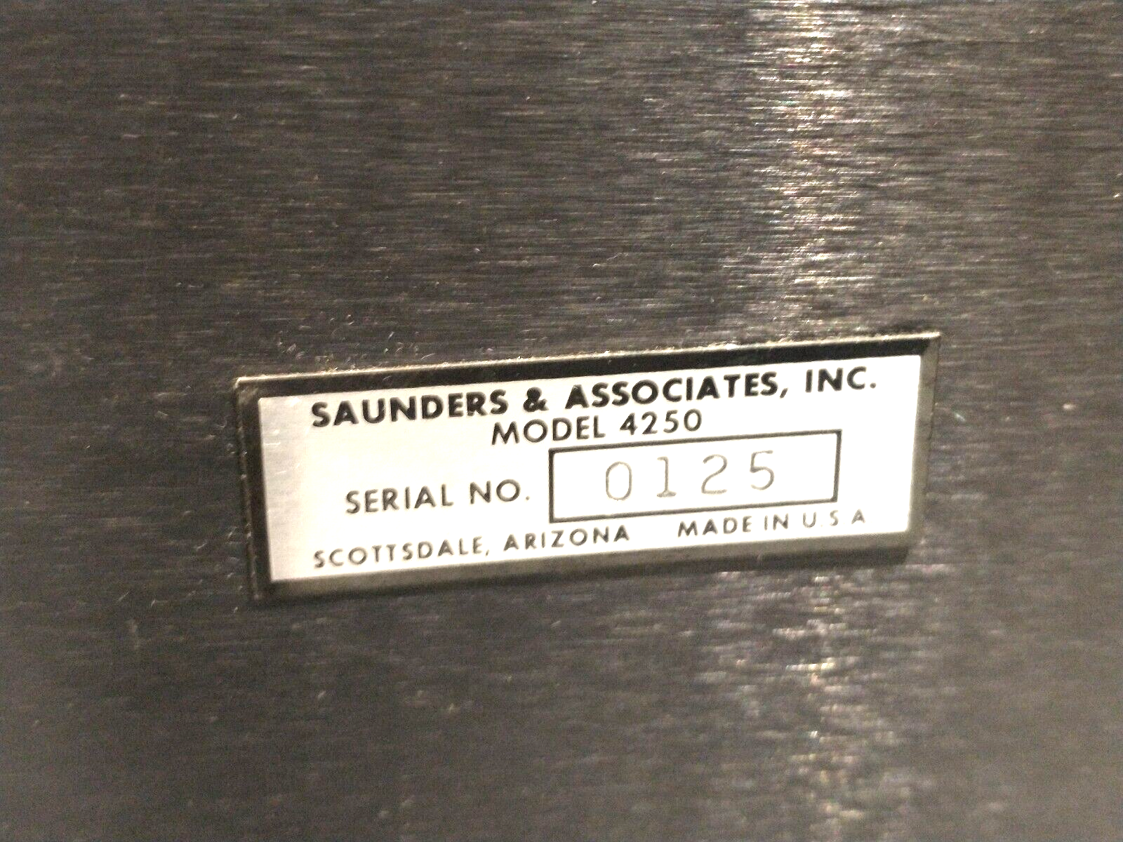 Saunders & Associates 4250A Test Chamber - Maverick Industrial Sales