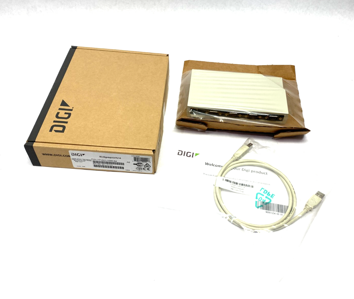 Digi 301-1000-04 Edgeport/4 Converter 4-Port RS-232 serial DB-9 - Maverick Industrial Sales