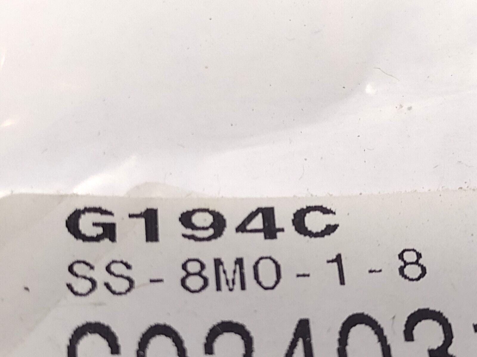 Swagelok SS-8M0-1-8 Stainless Steel Male Connector Tube Fitting 8mm, LOT OF 3 - Maverick Industrial Sales