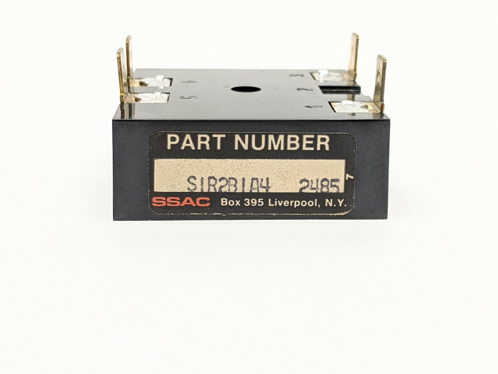 SSAC SIR2B1A4 2485 Solid State Timing Relay - Maverick Industrial Sales
