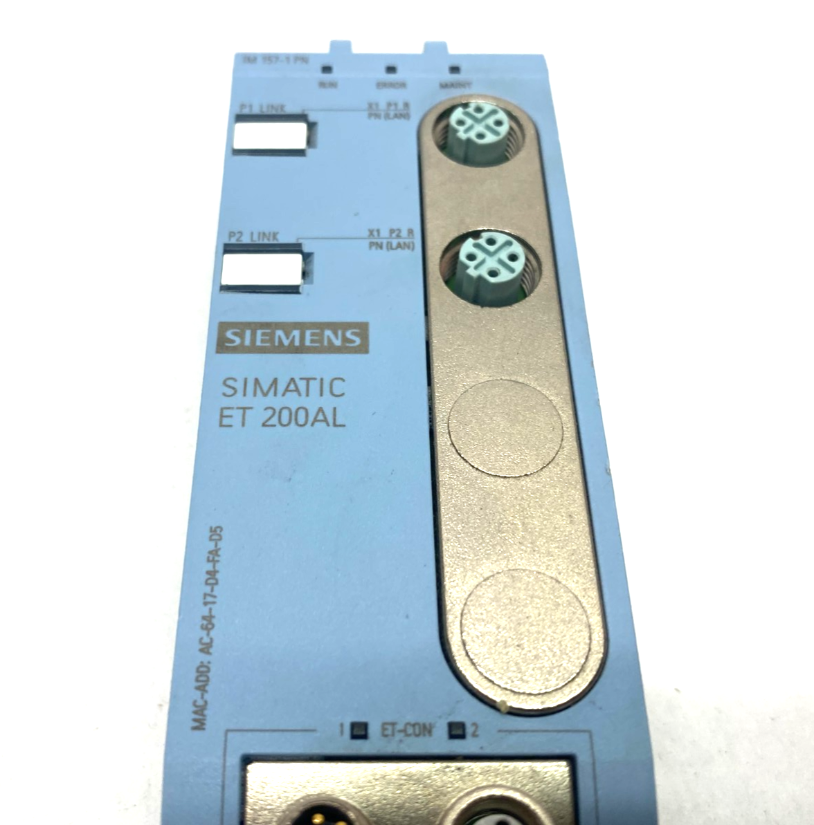 Siemens 6ES7 157-1AB00-0AB0 SIMATIC ET 200AL Interface Module IM 157-1 PN - Used - Maverick Industrial Sales