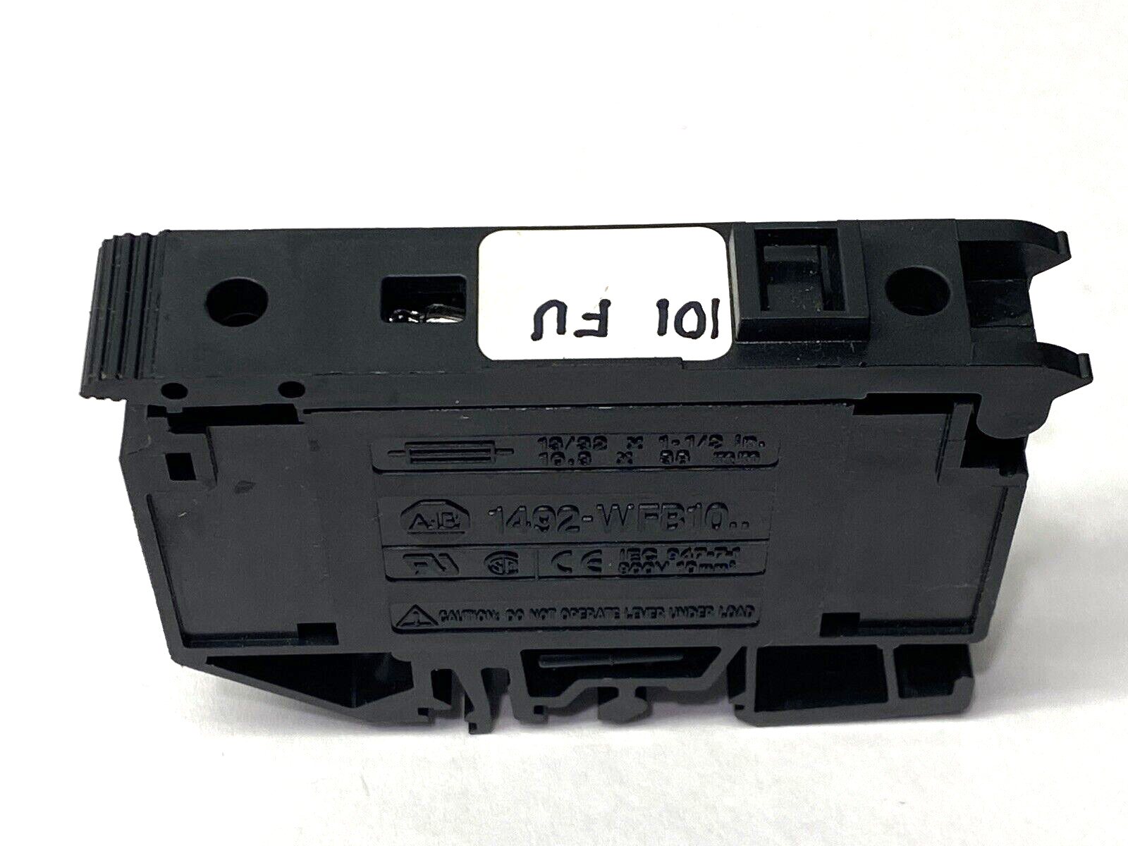 Allen Bradley 1492-WFB10 Fuse Holder Terminal Block 800V LOT OF 3 - Maverick Industrial Sales