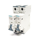 Siemens 5SY4104-5 Miniature Circuit Breaker 1P 230/400V 4A LOT OF 2 - Maverick Industrial Sales