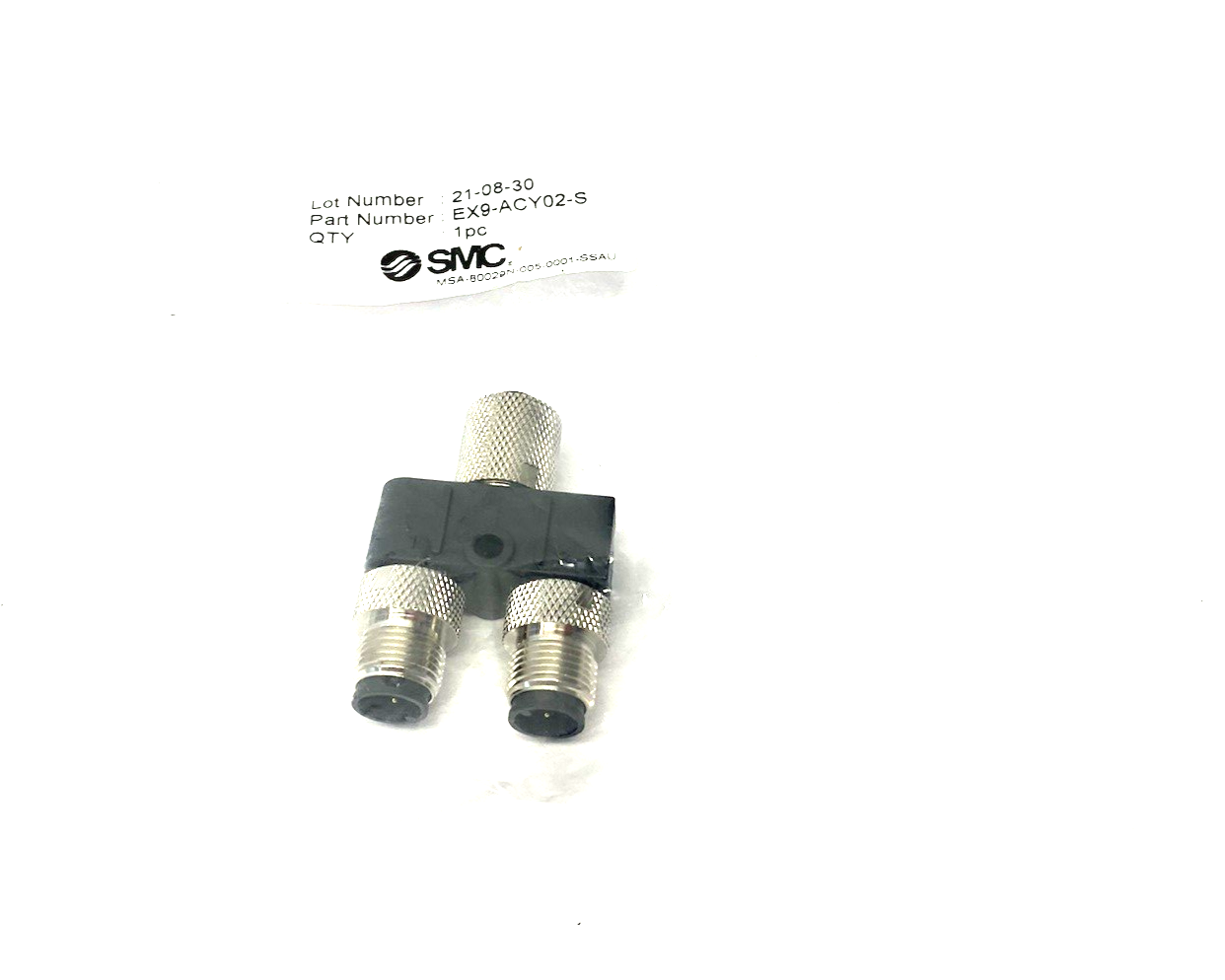 EX9-ACY02-S | SMC Y-Splitter Branch for IO Link Serial Transmission Port, Class B - New - Maverick Industrial Sales