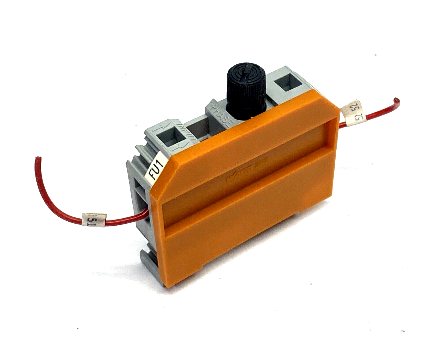 Wago 282-128 2-Conductor Fuse Terminal Block 6mm², Cage Clamp, Gray, LOT OF 4 - Maverick Industrial Sales