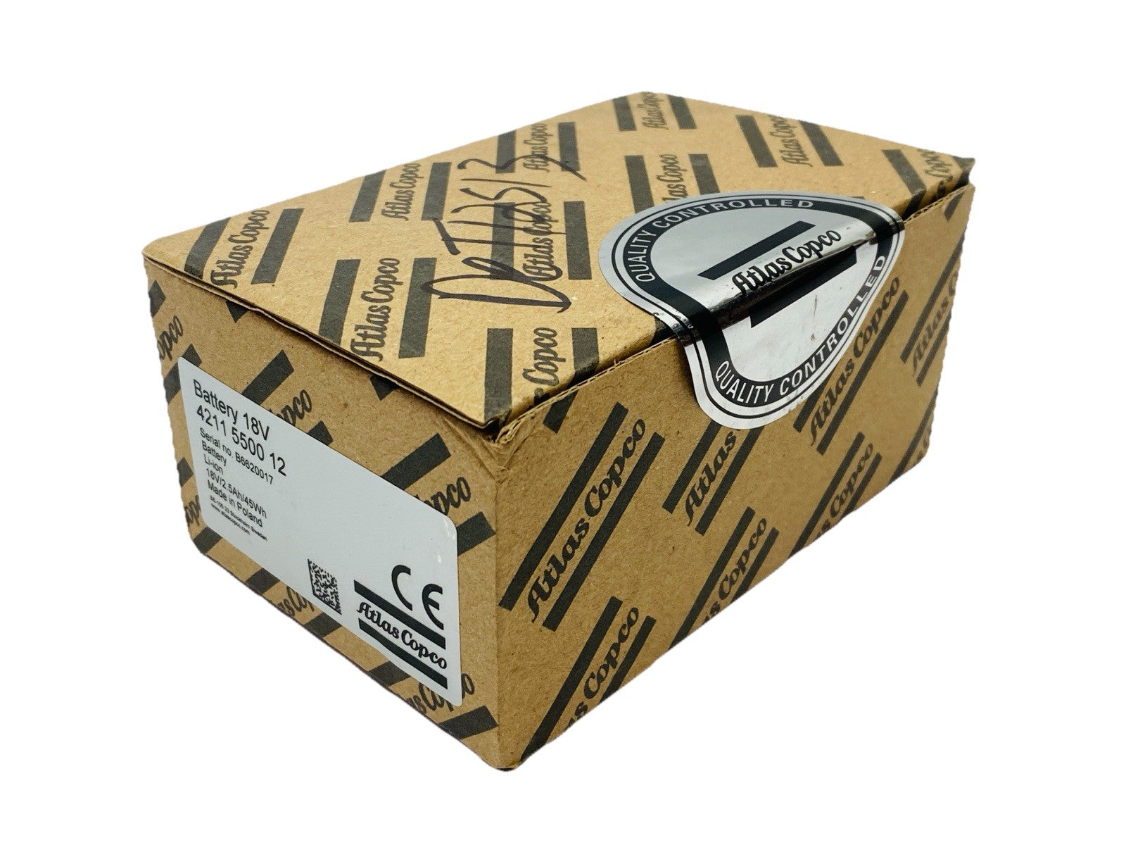 Atlas Copco 4211 5500 12 Battery 18v 2.5Ah 45Wh - Maverick Industrial Sales