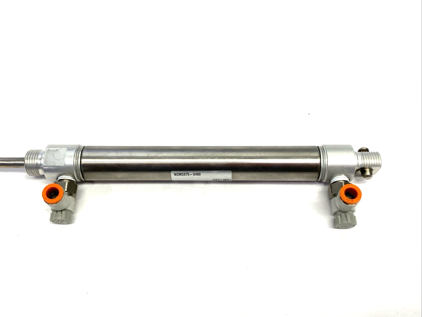 NCMC075-0400 | SMC Round Body Air Cylinder, 0.75" Bore, 4" Stroke - Used - Maverick Industrial Sales