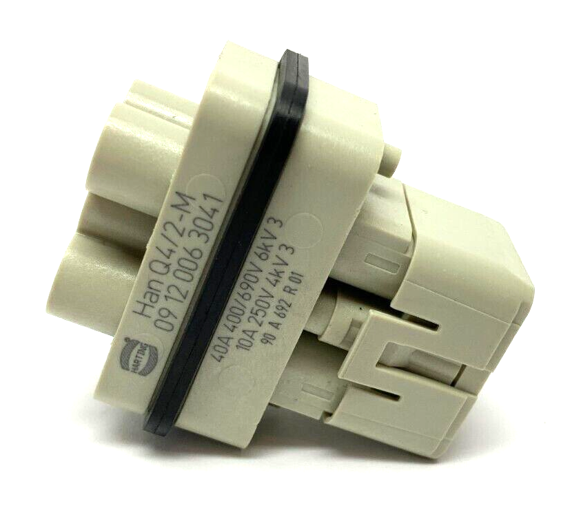 Harting 09120063041 Han Q4/2-M Male Crimp Connector - Maverick Industrial Sales