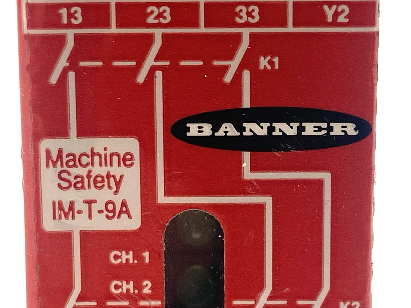 Banner IM-T-9A Machine Safety Relay Interface Module IP20 24VDC - Maverick Industrial Sales