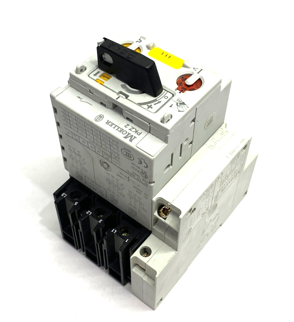 Moeller PKZ 2, ZM-25-PKZ2, NHI 11-PKZ 2 Motor Protection Breaker Assembly - Maverick Industrial Sales
