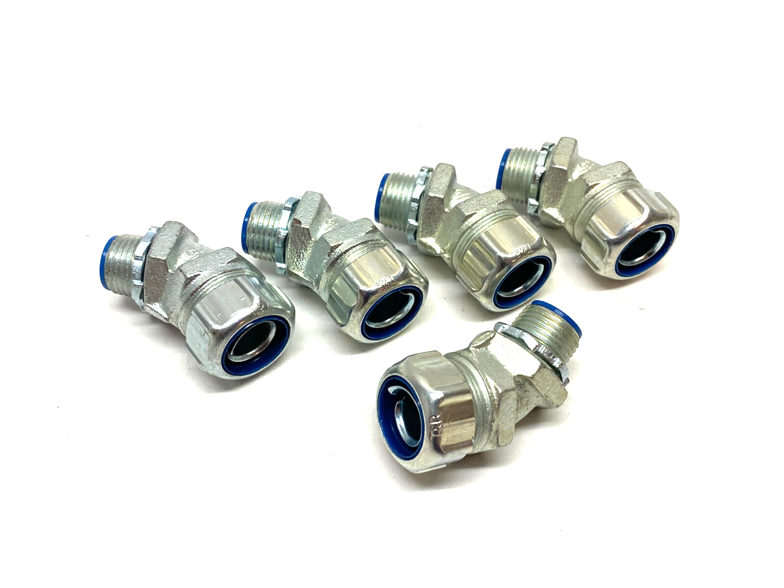 Thomas & Betts 5342 Liquidtight 45-Deg Metal Conduit Connector 1/2" LOT OF 5 - Maverick Industrial Sales