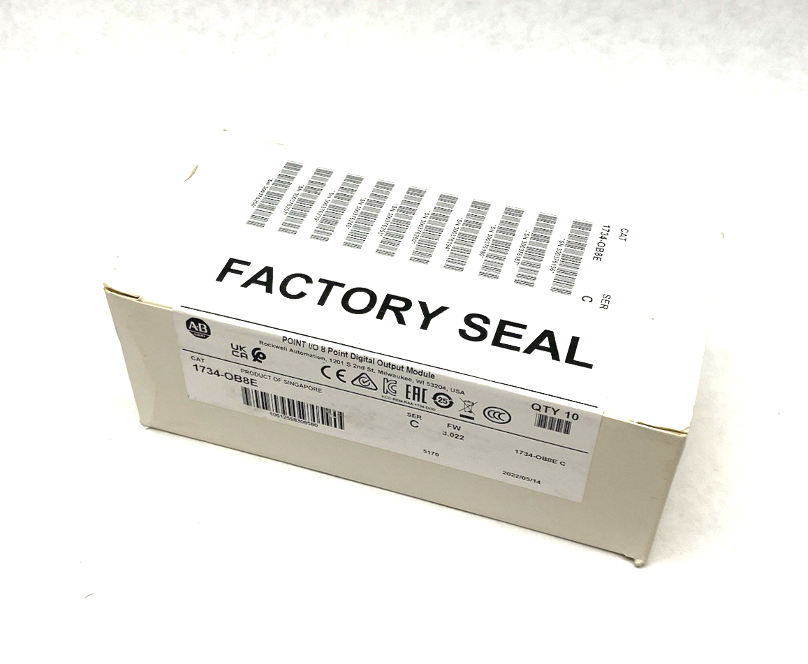 1734-OB8E | Allen Bradley Ser. C POINT I/O 8-Point Digital Output Module BOX OF 10 - New - Maverick Industrial Sales