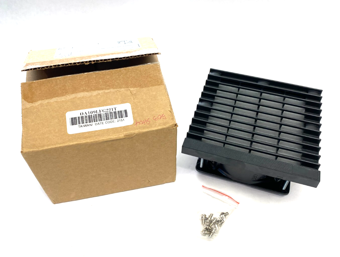 Orion Fans OA109LFG221T Snap-On Louvered Filter Exhaust Fan 148.5 x 148.5mm - Maverick Industrial Sales
