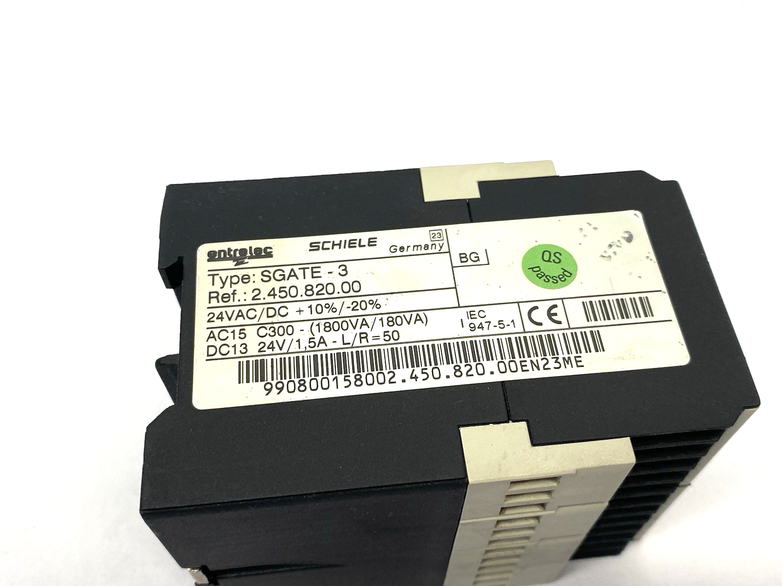 Schiele Entrelec 2.450.820.00 mecotron® SGATE-3 Safety Relay - Maverick Industrial Sales