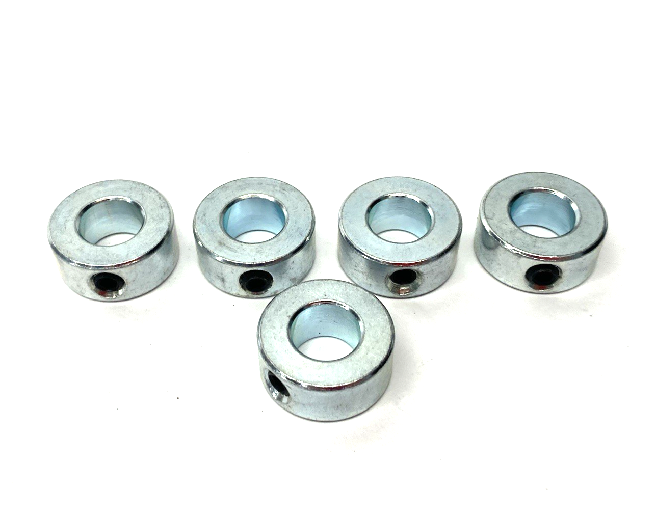 One-Piece 1/2" Shaft Collar Clamp, Set Screw Type, Steel, LOT OF 5 - Maverick Industrial Sales