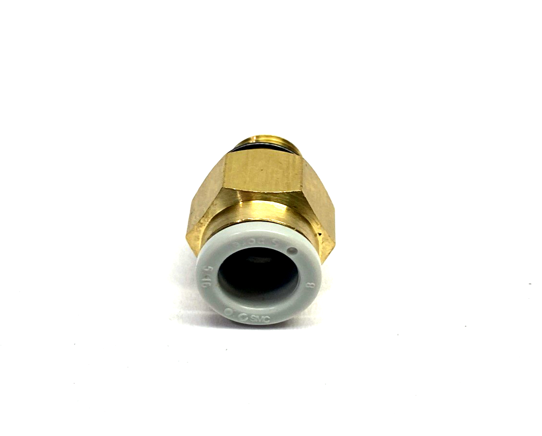 KQ2H08-U01A | SMC Pneumatic One-Touch Fitting 8mm Tube O.D. x G 1/8" LOT OF 30 - New Other - Maverick Industrial Sales