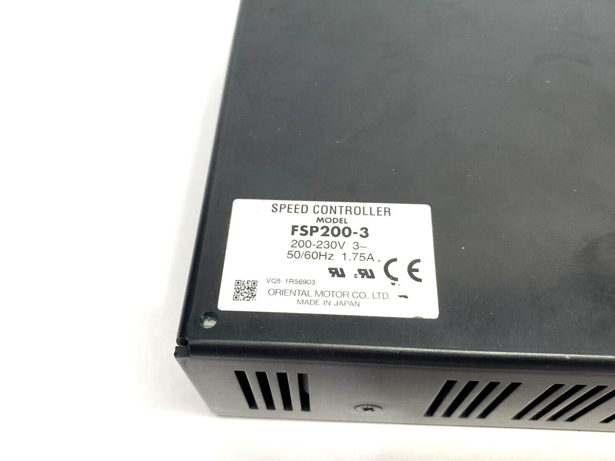 FSP200-3 | Oriental Motor Speed Controller 200-230V 1.75A - Used - Maverick Industrial Sales
