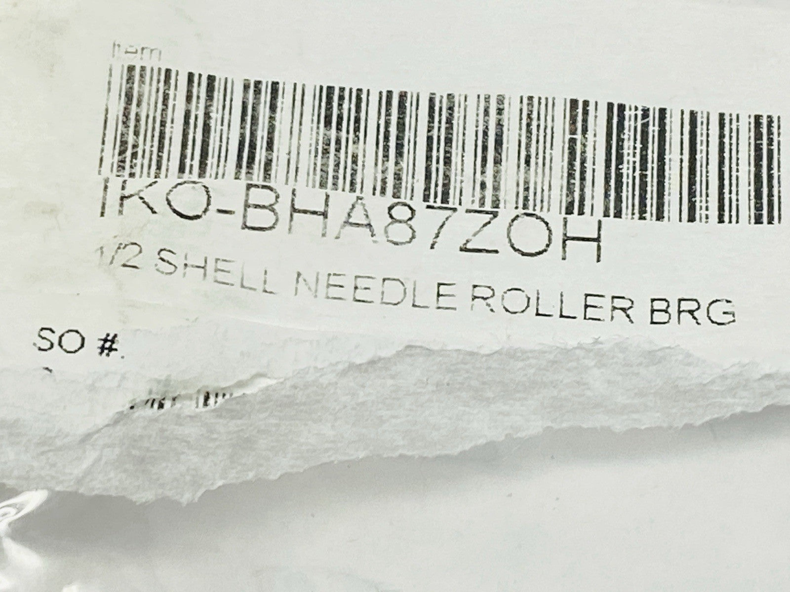 IKO BHA87ZOH Caged Needle Roller Bearing 0.5" LOT OF 2 - Maverick Industrial Sales