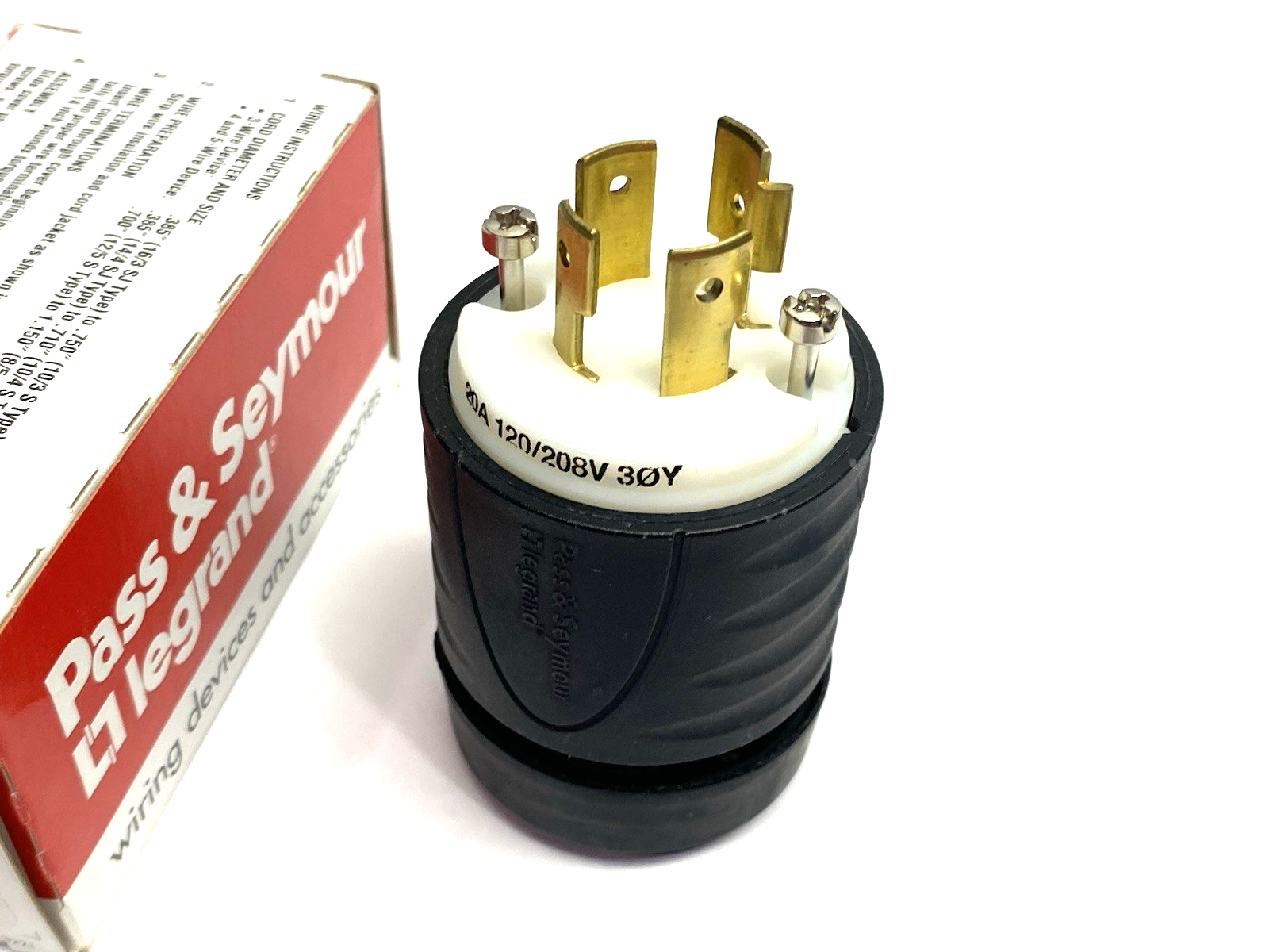 L1820-P | Pass & Seymour Legrand Turnlok Plug 20A 3PH 120/208V 4P 4W - New Other - Maverick Industrial Sales