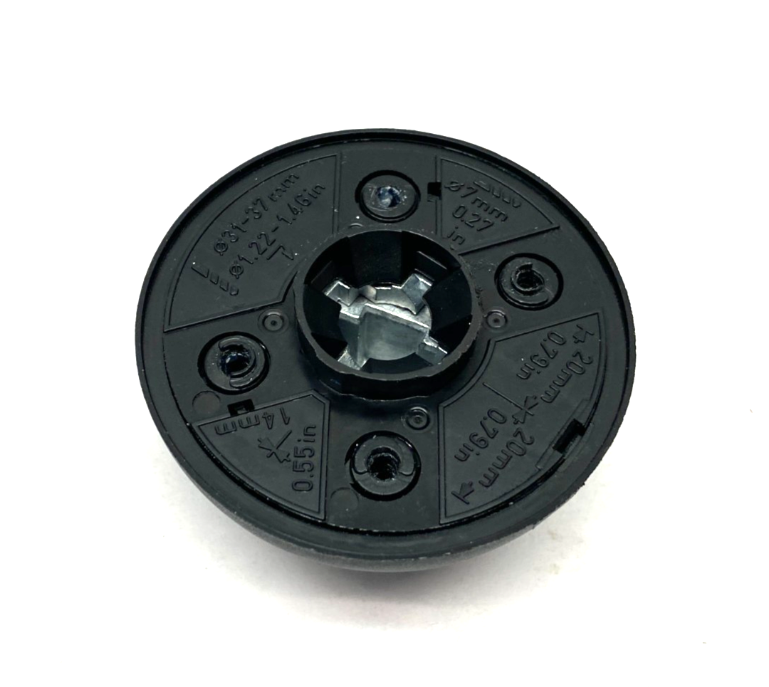 140F2111 | Socomec Round Rotary Disconnect Handle, Blue/Black - New Other - Maverick Industrial Sales