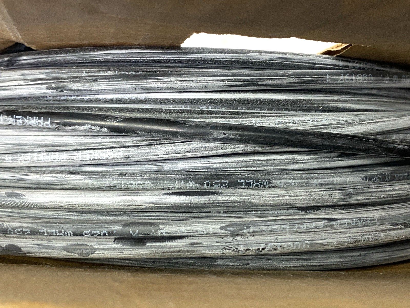 NB-3-025 | Parker Black Nylon Tubing .138" ID 3/16" OD SHELFWARE LOT OF 160' - New – Open box - Maverick Industrial Sales