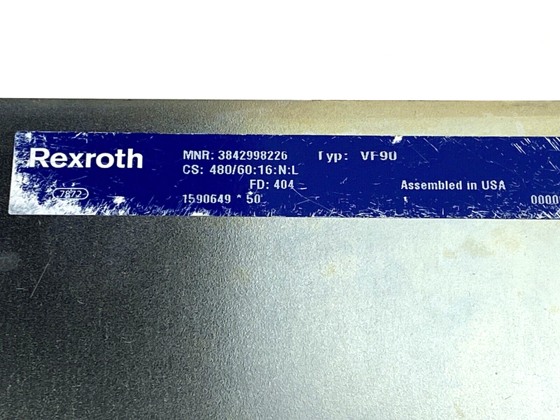 Bosch Rexroth 3842998226 Left Hand Mounting Bracket Type VF90 - Maverick Industrial Sales