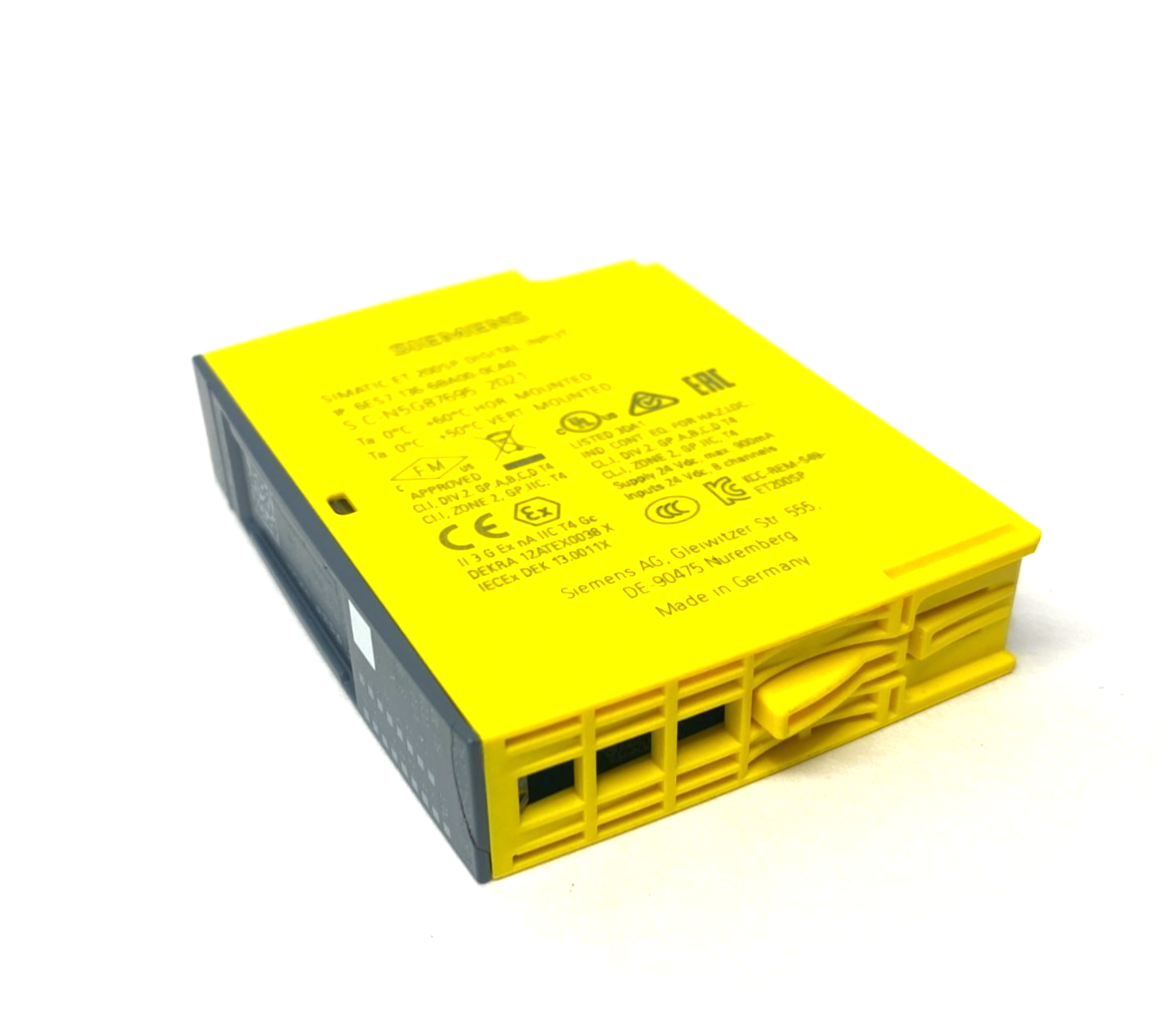 Siemens 6ES7 136-6BA00-0CA0 SIMATIC ET 200SP Digital Input Module SMALL CRACK - Maverick Industrial Sales